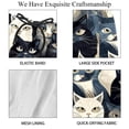 thumbnail image 4 of luoweisi Men's Beach Shorts Quick Dry Swim Trunks with Mesh Lining Cartoon Cat 2XL, 4 of 5