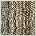 thumbnail image 6 of SAFAVIEH Wyndham Joanna Chevron Wool Area Rug, Brown/Multi, 2'6" x 4', 6 of 10