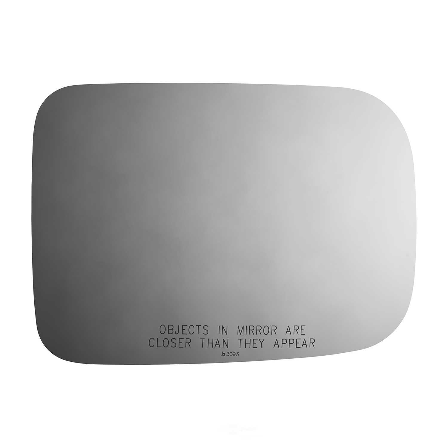 Burco Side View Mirror Replacement Glass - Clear Glass - 3093