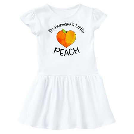 

Inktastic Mawmaw s Little Peach Cute Peach Heart Gift Baby Girl Dress