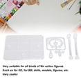 thumbnail image 3 of 10Pcs Model Holder Kits, Assembly Action Figure Display Holder Base  1/144 Doll Model Support Stand, 3 of 7
