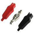 thumbnail image 3 of 2Pcs 20A Sheathed Alligator Clips Electrical Diy Test Leads Crocodile Clips, 3 of 3