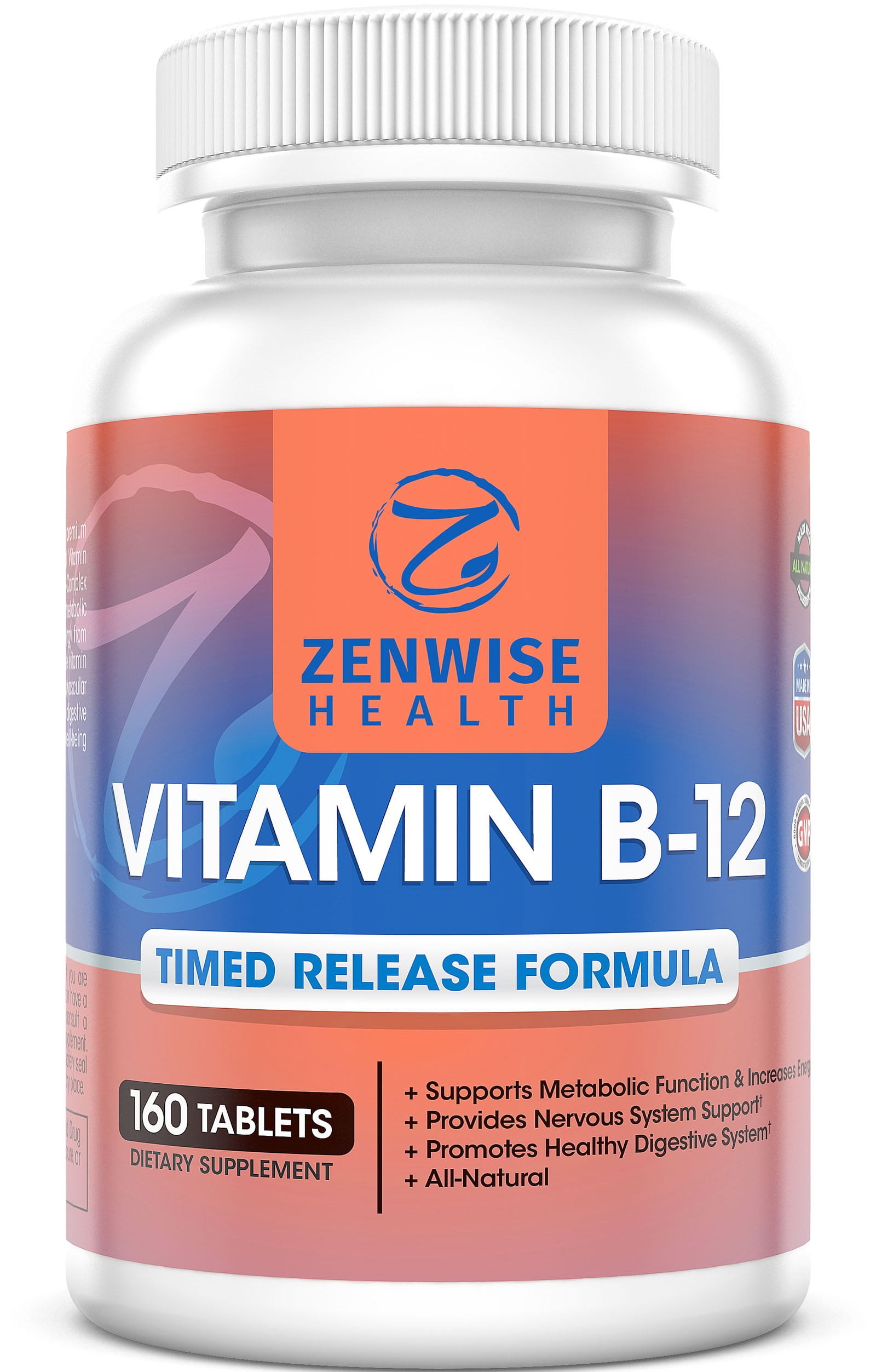 Vitamin B12 - 1000 MCG Supplement - Natural Energy Booster - Benefits