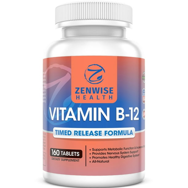 Vitamin B12 1000 MCG Supplement Natural Energy Booster Benefits