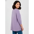 thumbnail image 2 of Roaman's Women's Plus Size Banded V-Neck Blouse, 2 of 2