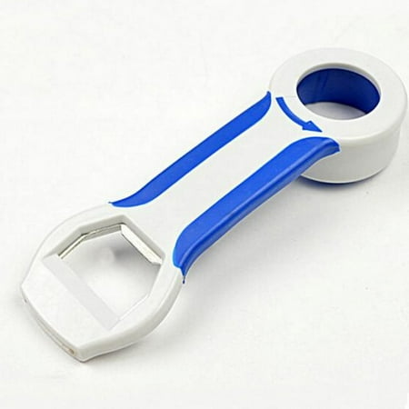 

RYGRZJ New 4 In Multi Opener Bottles Cans Jars & Screw Tops Waitersing Hot CL Sal
