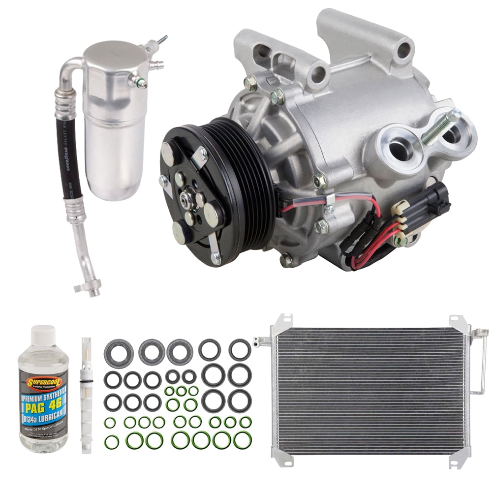 For Chevy Trailblazer & GMC Envoy XL OEM AC Compressor w/ Condenser ...