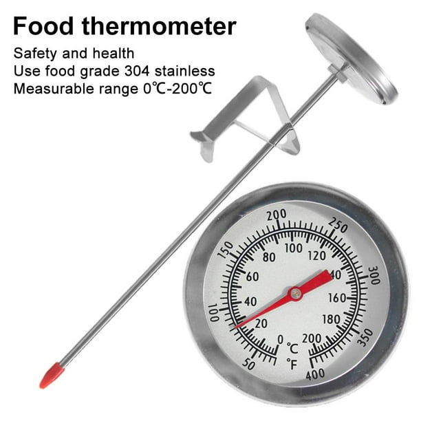 Stainless Steel Frying Oil Thermometer Fryer Fries Fried Chicken