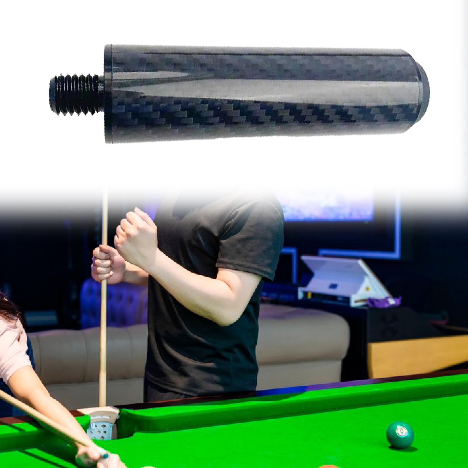 funtasica Pool Cue Extender Billiard Snookers Cue Extension Accessories Compact Billiards Cue Extension Cue Lengthener for Adults Women B