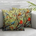 thumbnail image 3 of GOSMITH  Oil Painting Hundreds of Birds Mother's Day Holiday Birthday Gift Lumbar Throw Pillow Case Cushion Cover Outdoor Home Sofa Decorative, 3 of 5