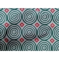 thumbnail image 4 of oneOone Organic Cotton Voile Fabric Diamond & Circle Block Print Sewing Fabric BTY 42 Inch Wide, 4 of 4