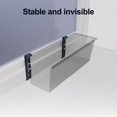 thumbnail image 2 of Sylvtty 4 Pcs Window Box Brackets Heavy Duty Flower Box Brackets Adjustable Balcony Planter Holder for Deck Railing Balconies Window Box, 2 of 7