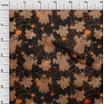 thumbnail image 3 of oneOone Cotton Flex Brown Fabric Halloween Sewing Material Print Fabric By The Yard 40 Inch Wide, 3 of 4