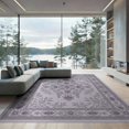 thumbnail image 2 of ODIKA 8'x10' Washable Area Rug Medallion With Scrolling Wisteria Border Vintage Floral Oriental Playful for King Size Bedroom Under Bed, Master Suite, Non-Shedding, Easy Care, 2 of 7