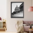 thumbnail image 3 of Historic Framed Print, [Casket, steps of Capitol], 17-7/8" x 21-7/8", 3 of 9
