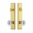 thumbnail image 3 of Grandeur Fifth Avenue Tall Plate Single Cylinder One Piece Knobset with Fontainebleau Knob, 3 of 6