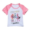 thumbnail image 2 of Girls' short sleeved set Monster high children's girls' short sleeved T-shirt shorts sports set movie, TV game cartoon children's fashion casual set, suitable for children aged 5-13, 2 of 4