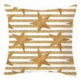 thumbnail image 4 of 8 Pcs/set Housse de Coussin Motif Plaqué Or Impression Numérique Housse de Canapé Or, 4 of 5