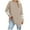 Beige, variant on LYXSSBYX Womens Long Sleeve Dress Hot Sale Clearance Women Casual Solid Long Sleeve Shoulder Drop Round Neck T-Shirt Blouse