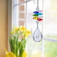 thumbnail image 3 of Atrapasueños de cristal, fabricante de arcoíris colgante con cuentas de estrella de chakra, decoración del hogar de ventana, 3 of 5