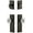 Bronze, variant on Grandeur 817857 Fifth Avenue Solid Brass Single Cylinder Keyed Entry Knobset And Deadbolt