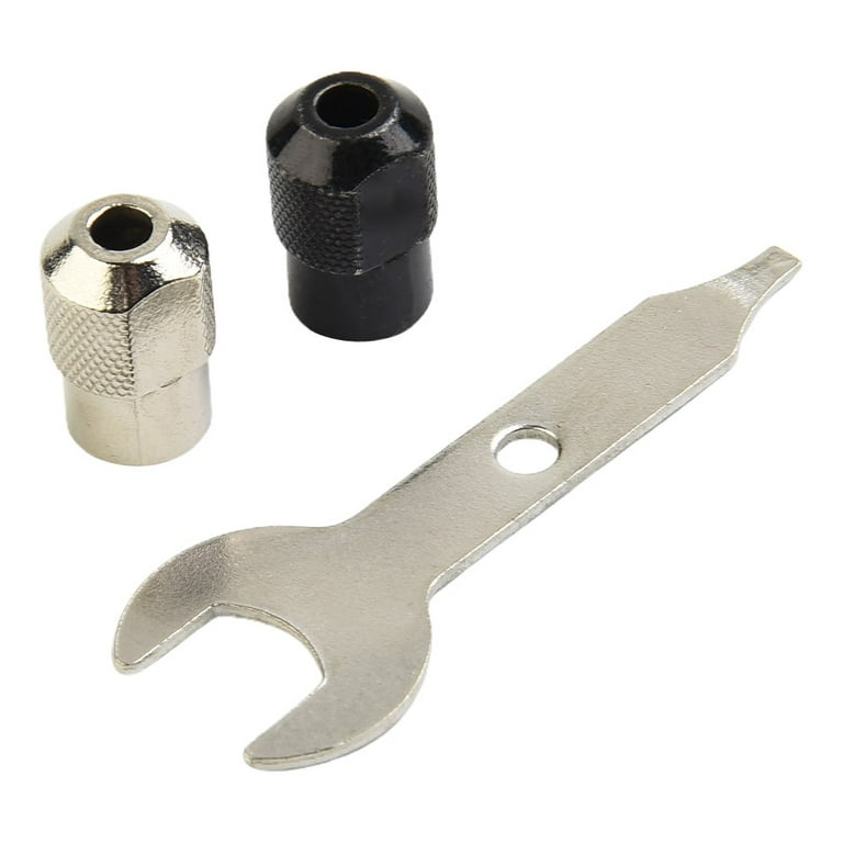 Chuck Nut With Wrench 3 Pcs Accessories M8x0.75 Rotary Tools Zinc-Alloy  Dremel Rotary Tools High Quality Practical Brand New