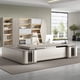 thumbnail image 4 of Standing Storage Office Desk Reception L Shaped Drawers Corner Conference Computer Desks Floor Luxury Mesa Escritorio Furniture My Lux Decor Round, 4 of 27