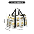 thumbnail image 3 of Balery Gnomes Honey Bee Bolsa de Gimnasio para Mujeres, Bolsa de Viaje con Bolsillo Húmedo, Bolsa de Fin de Semana para Mujeres, Bolsa de Viaje Resistente al Agua, 3 of 7