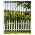 thumbnail image 1 of ABPHQTO Amazing Sunflowers Cortina de ducha de poliéster impermeable Decoración de baño 152x180 cm ABPHQTO zhangkai14-60x72, 1 of 1