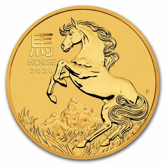 2026 Australia 1 oz Gold Lunar Horse BU (Series III)