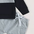 thumbnail image 5 of CZHQWE 18Month Boy Clothes Toddler Sweatshirt Toddler Boy Sweatshirt Outfit Long Sleeve Shirt Jogger Pants Fall Outfits Winter Clothes Set 3-4 Years, 5 of 5