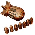 thumbnail image 1 of Jindong Fate Missile Roulette Dice for DND Dice Set 7 Metallic Polyhedral DD Dice with Gift Case for and Dragon Game RPG Role Playing Table Game Gifts, 1 of 9