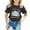 Black, variant on Kids Shirts Girls 12-14 Solid Color Crew Neck Back To School Shirt Loose Soft Pullover Tops Preppy Tee for Toddler & Kids, 110, Black