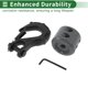 thumbnail image 4 of Ganchos para Cubo de Tractor Unique Bargains 3/8" Accesorios Frontales para Tractor Gancho de Agarre de Metal 3.27"x4.92" Negro 15 Ton con 1 Tope Gris y 1 Llave Pequeña 1 Juego, 4 of 6