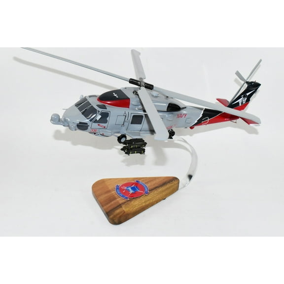 MH-60R, HSM-35 Magicians, 16" Mahogany Scale Model