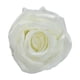 thumbnail image 2 of Rosa De Seda 1 pieza de rosas de seda multicolor, rosas artificiales de tela para arreglos florales de ramos de boda (blanco) JASKFLY, 2 of 8