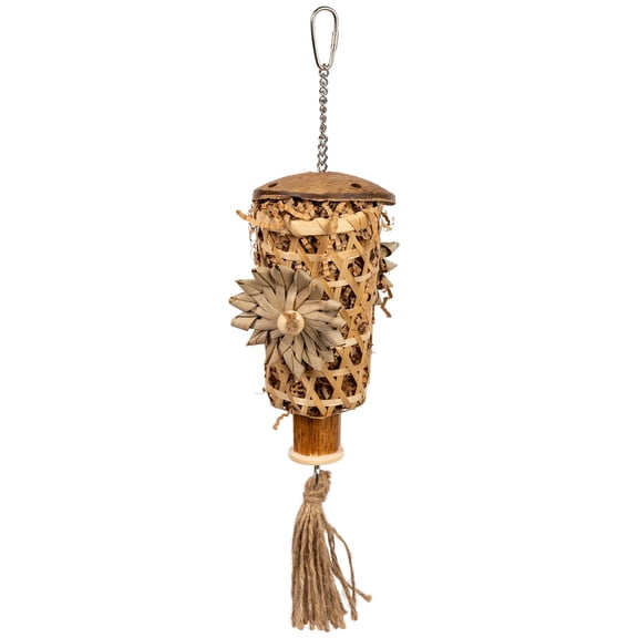 Prevue Pet Products Naturals Pluckers Cup Bird Toy