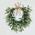 thumbnail image 1 of Artificial Olive Wreath for Front Door, Lifelike Faux Olive Leaf Wreath with Olive Fruits, All Season Farmhouse Greenery Door Hanging Wreath for Entryway Wall Window Wedding Home Decor, 1 of 3