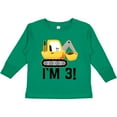 thumbnail image 3 of Inktastic 3rd Birthday Construction Party Boy Boys Long Sleeve Toddler T-Shirt, 3 of 5