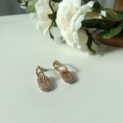 Stunning Cubic Hoops Dangle Earrings