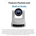 thumbnail image 5 of PTZOptics Move SE 30x 1080p Full HD Advanced PTZ Auto-Tracking Pan Tilt Zoom Camera (White) Bundle with Large Universal Camera Wall Mount (White) (2 Items), 5 of 8