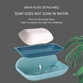 100Fens Soap Dish Punch WallMounted Soap Dish Rack Home Box
