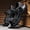 Black, variant on Men's Outdoor Sport Sandals Breathable Hook-and-Loop Walking Shoes with Cushioned EVA Sole, Lightweight Non-Slip Beach Hiking Travel Sandals for All-Day Comfort