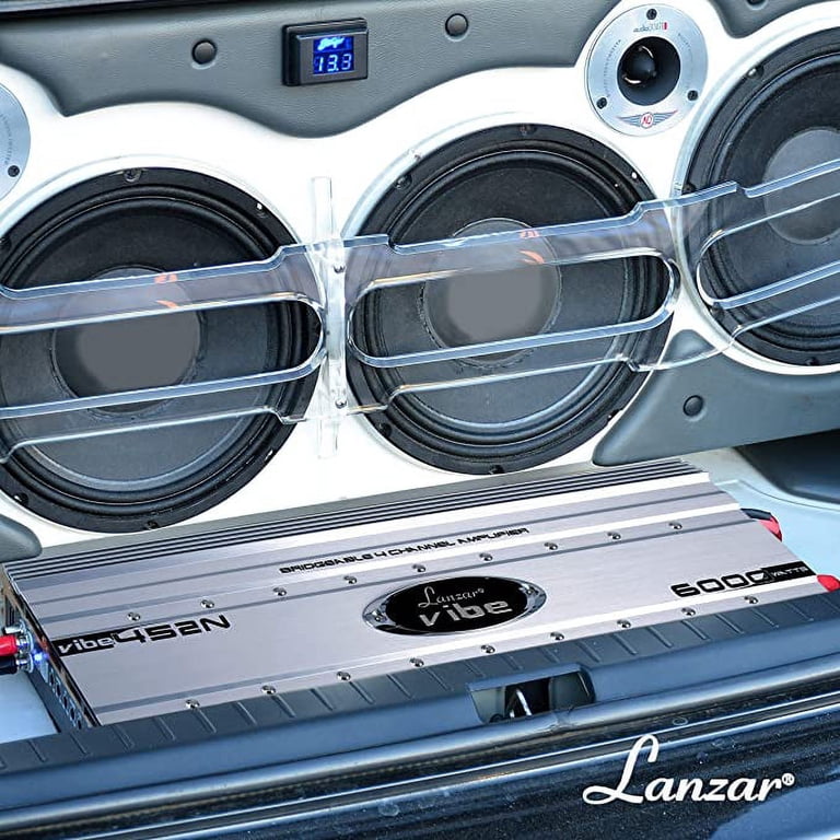 Lanzar Premium Amplifier Car Audio, Car Stereo Amplifier, 6,000