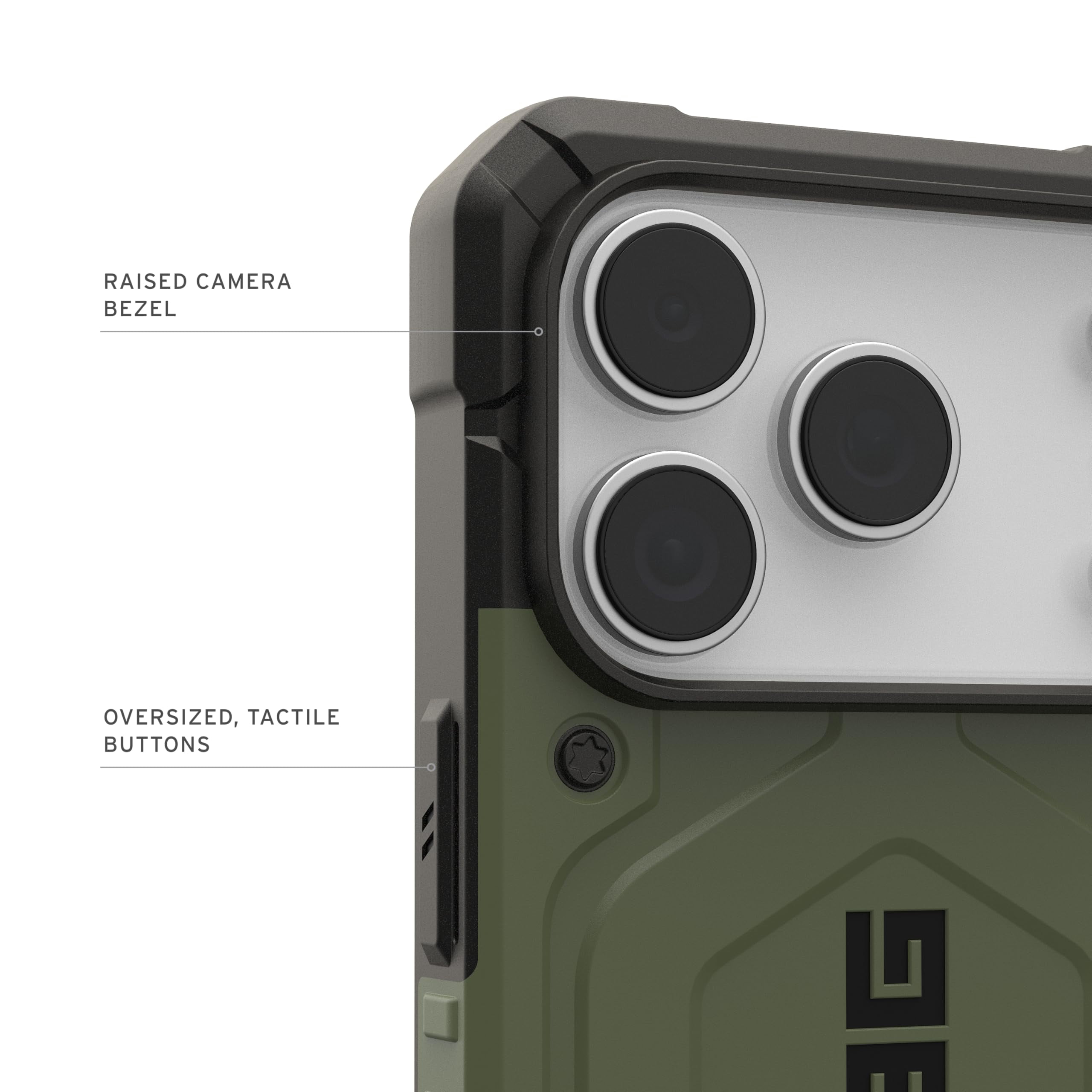 UAG iPhone 17 Pro Case Pathfinder - Compatible with MagSafe Military Grade Protective Cover, Olive