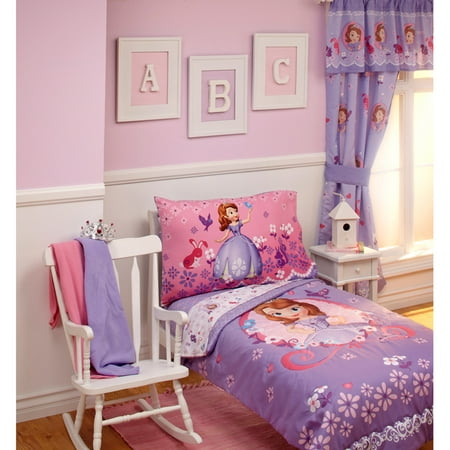 Disney Sofia  Tiara Time 4pc Toddler Bedding Set 