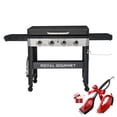 thumbnail image 3 of Royal Gourmet GB4007P 34-Inch 4-Burner Propane Gas Griddle with Hood, Griddle with Collapsible Side Shelves and Front Basket, 3 of 12