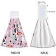 thumbnail image 4 of GZHJMY Kitchen Hanging Hand Towels for Bathroom Decorative with Hanging Loop Pink Cat Cute Cartoon Set of 2 Soft Absorbent Funny, 4 of 7