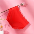 thumbnail image 4 of Panties for Women,Seamless Hipster Underwear Soft Stretch Bikini Briefs Comfortable Everyday Panties,Womens Underwear,Red,M, 4 of 4