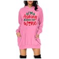 thumbnail image 2 of WEAIXIMIUNG Sweat-Shirt Maman Grande Taille Femme Décontracté Col Rond Imprimé Arbre de Noël, 2 of 3